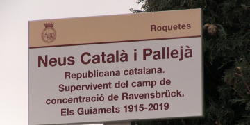 La Raval de Cristo (Roquetes) inaugura un carrer amb el nom de l’activista Neus Català