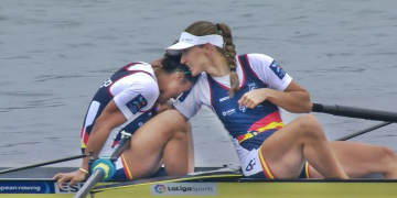 Aina Cid i Virginia Díaz guanyen la medalla de bronze a l’Europeu de rem
