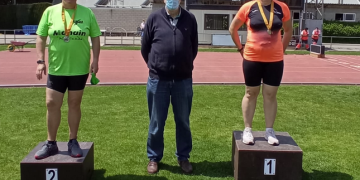 Maria José Descarrega, de la UA Montsià, segona al Català Màster de Pentatló