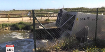 Posada en marxa d’una bomba d’aigua per millorar l’ecosistema de l’Encanyissada