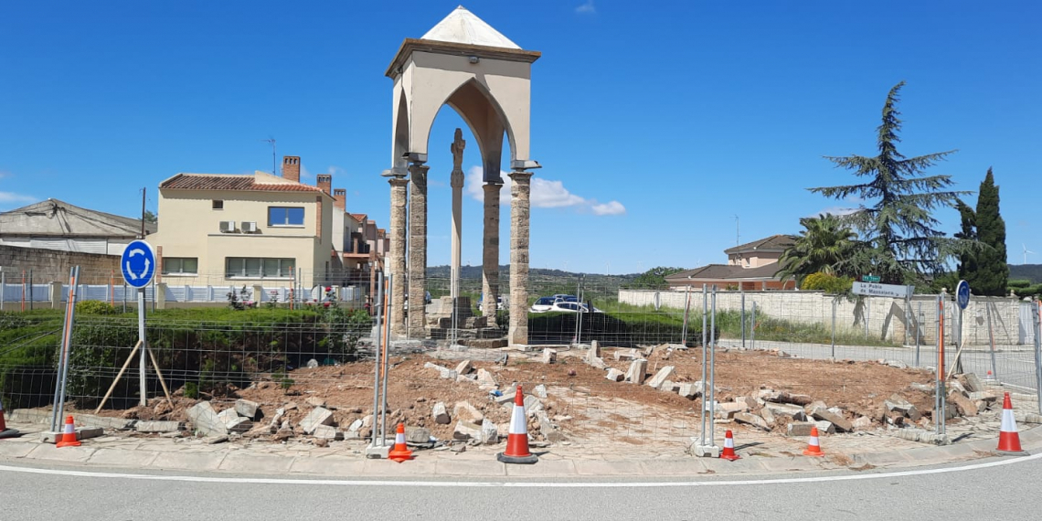 Naturgy inicia les obres de la rotonda de la Creu Coberta amb l’oposició de Gandesa