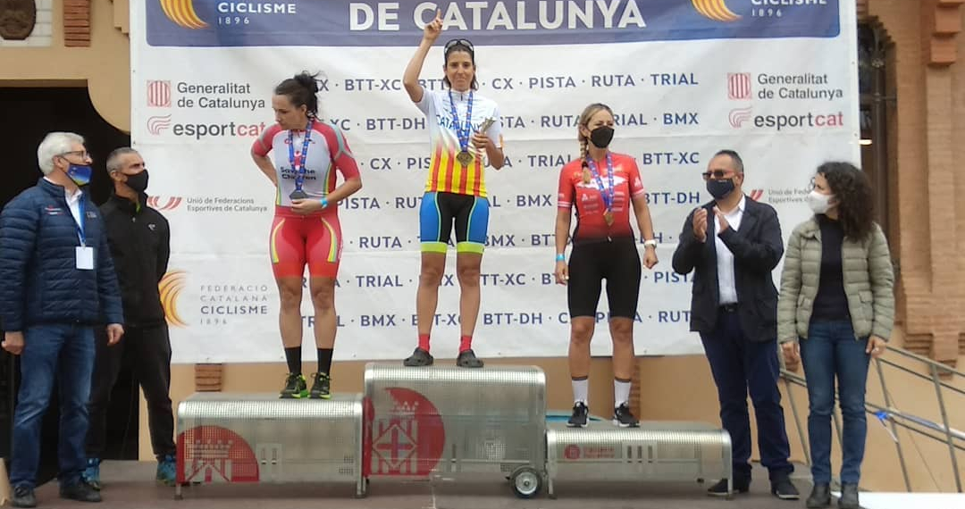 Eva Sans (Màster 30) es proclama campiona del Català en contrarrellotge individual