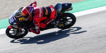 Jeremy Alcoba, que sortirà sisè a Mugello, involucrat en la greu caiguda de Jason Dupasquier