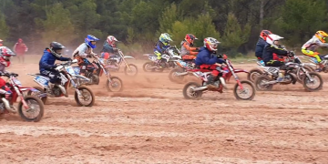 Unai Ortiz, del Moto Club Tortosa, onzè a la primera mànega de l’MX Domeño