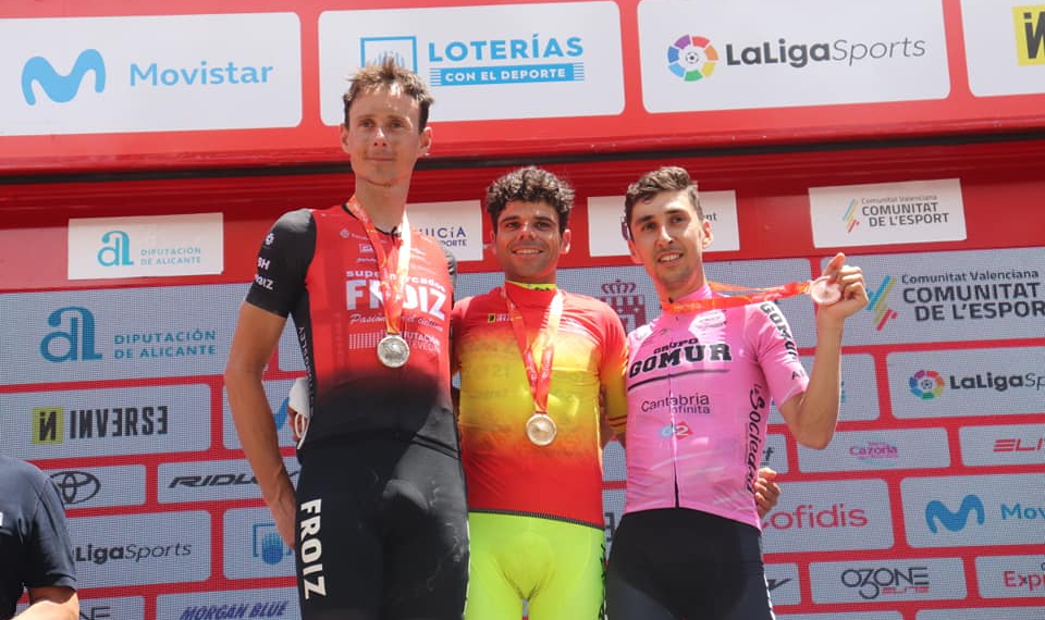 El canareu Benja Prades guanya el Campionat d’Espanya de carretera