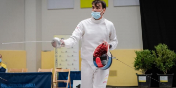 Ivan Borodín, de la Sala Esgrima Amposta, acaba vuitè a l’Estatal júnior