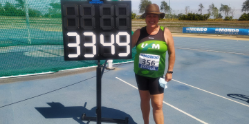 Maria José Descarrega (UAM Montsià), plata a la prova de martell F50 de l’Estatal Màster