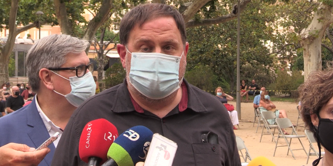 Junqueras evita valorar la decisió del Govern de no avalar les fiances i carrega contra el Tribunal de Comptes