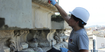 La primera fase de la restauració de la façana de la Catedral finalitzarà a l’agost