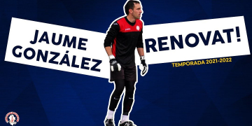L’Ebre Escola Esportiva confirma la renovació del porter Jaume González