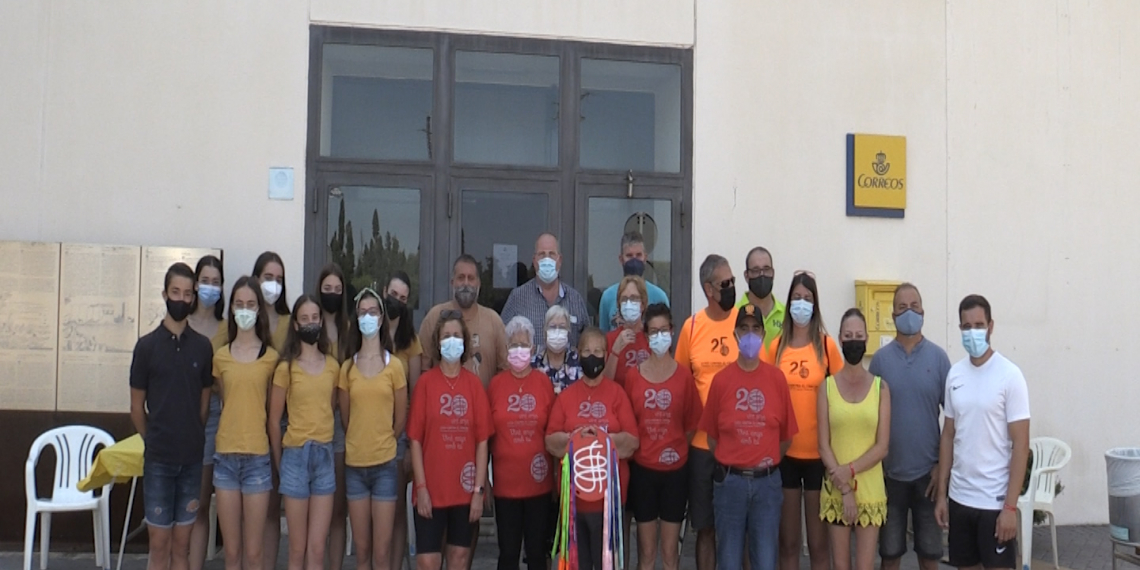 Recepció dels Relleus Solidaris a l’Aldea a càrrec del grup Xou Júnior del Club Patí