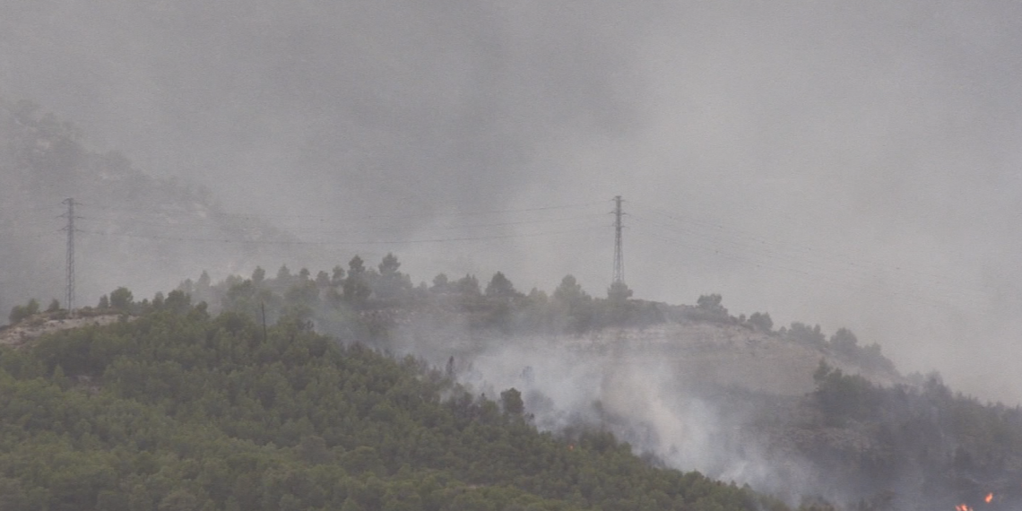 Extingit l’incendi de la Pobla de Massaluca, que ha cremat 70,6 hectàrees