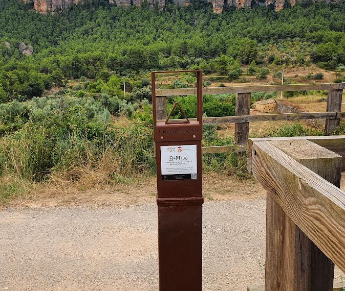 Suports per a selfies en llocs turístics de la Terra Alta
