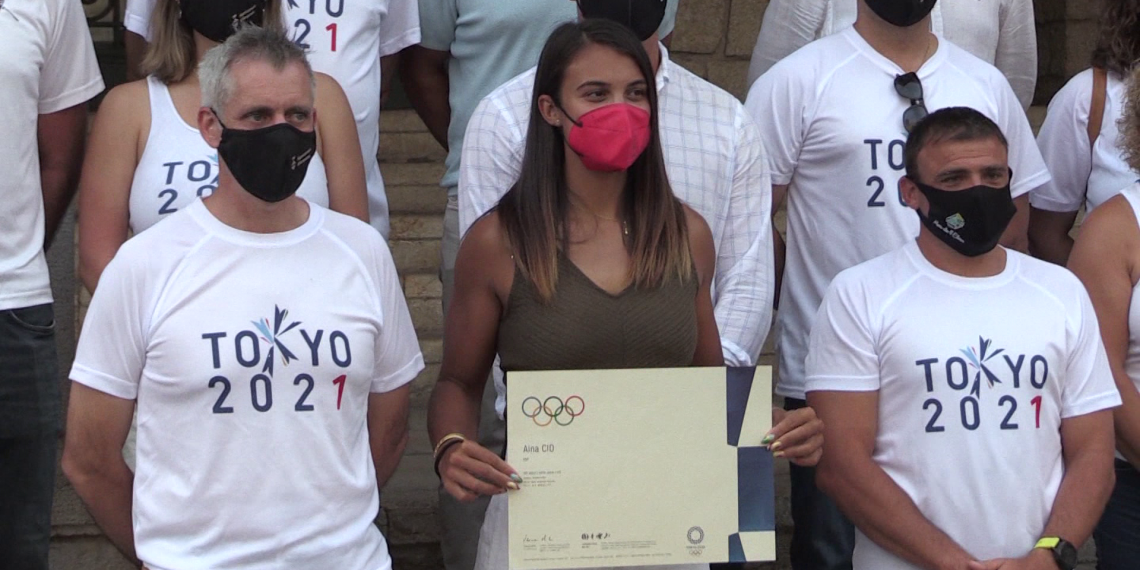 Rebuda a Aina Cid, diploma olímpic en rem a Tòquio 2020