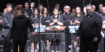 Concert de presentació de Sergi Costes com nou director de La Lira Ampostina