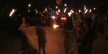 Es recupera la tradicional marxa de Torxes per la independència a Tortosa
