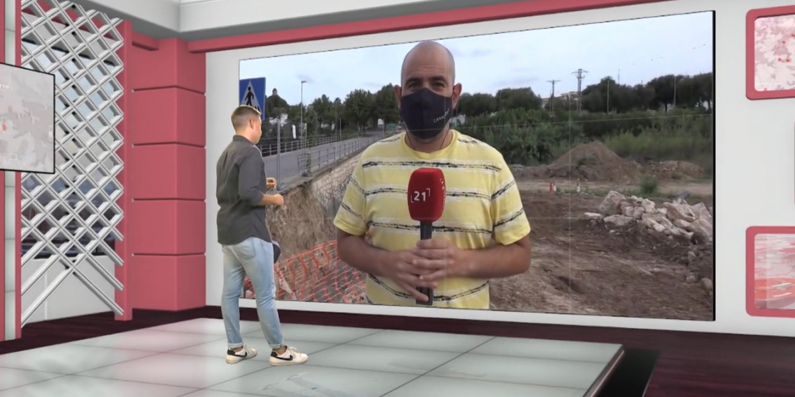 Inici de les obres d’una passarel·la per a vianants entre Sant Rafael del Riu i el barri del Castell