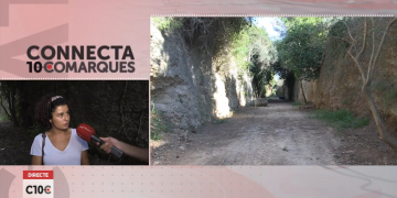 Un camp de treball recupera la via verda de Val de Zafán al seu pas per Amposta