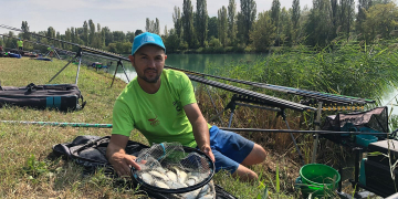 Àngel Saez competeix en el Campionat del Món per Nacions de pesca en aigua dolça
