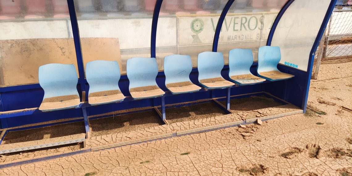 Joan Barberà, representant de l’Esport a l’Ebre, i Jordi Bort, regidor d’Esports d’Alcanar, visiten la Fanecada