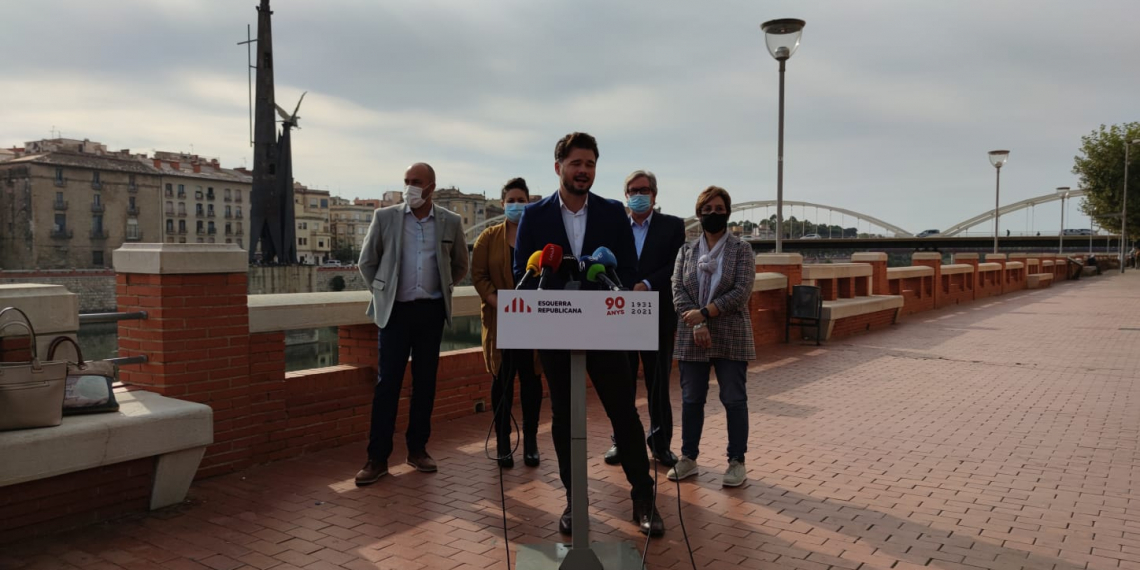 Rufián diu que la retirada del monument ha estat paralitzada per plataformes ‘filofeixistes’