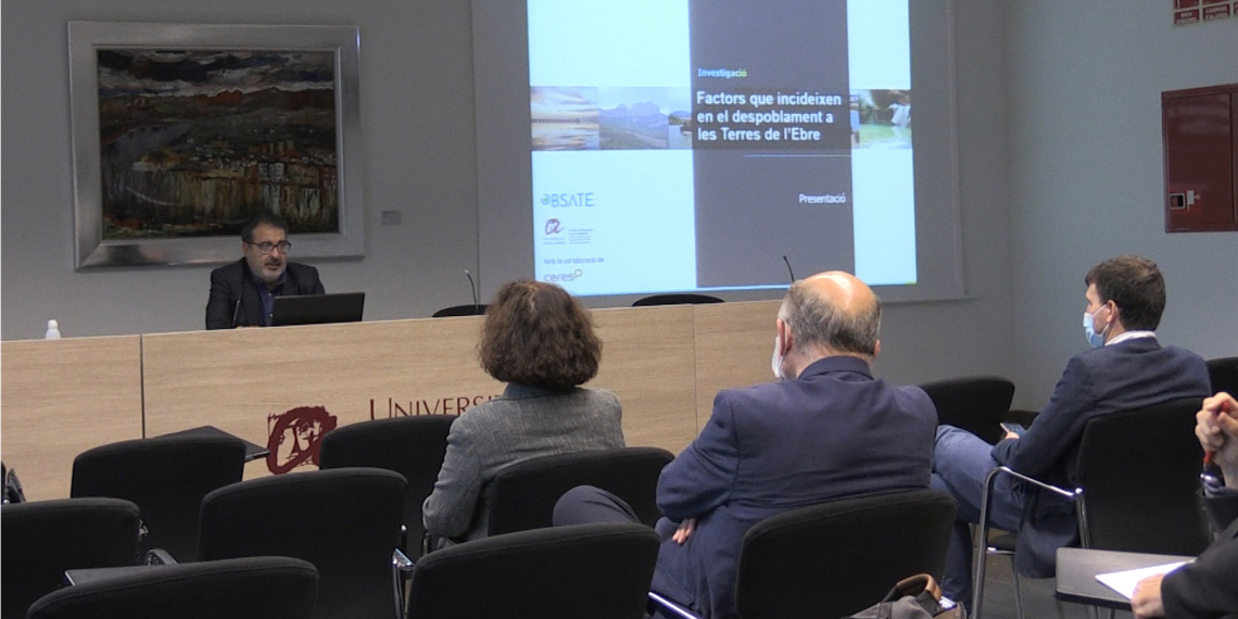 La URV presenta el resultat d’un estudi per determinar els factors de despoblament al territori