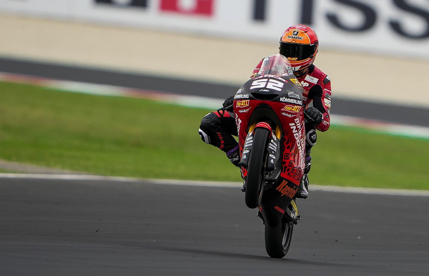 El pilot jesusenc Jeremy Alcoba disputa una nova prova del Mundial de Moto3 al circuit de Misano