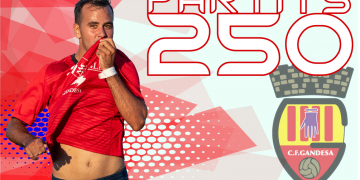 Javi Dilla arriba als 250 partits vestint la samarreta del CF Gandesa