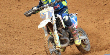 Unai Ortiz, del MC Tortosa, quinzè en la quarta prova de la Lliga Catalana de Motocròs-Nens