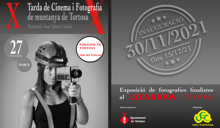 Arriba la Tarda de Cinema i Fotografia de Muntanya de Tortosa. Memorial Joan Sabaté Geladó