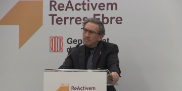 Giró defensa que el pressupost de la Generalitat s’ha incrementat un 70% a l’Ebre