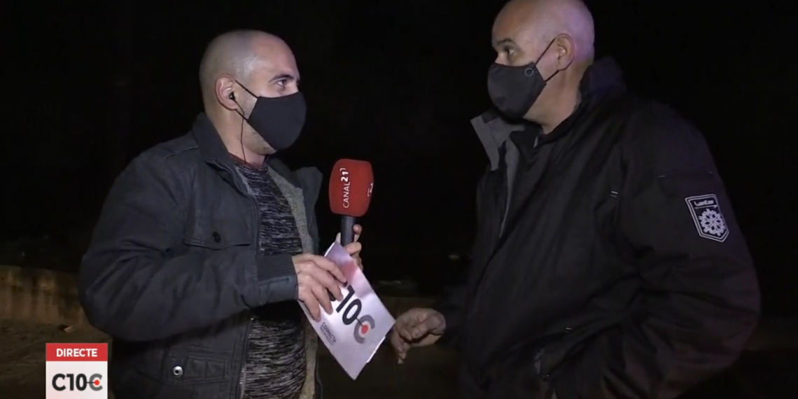 Desbordament dels barrancs del Montsià per culpa de les pluges de dimarts