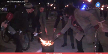 Marxa de torxes no mixta en motiu del 25N