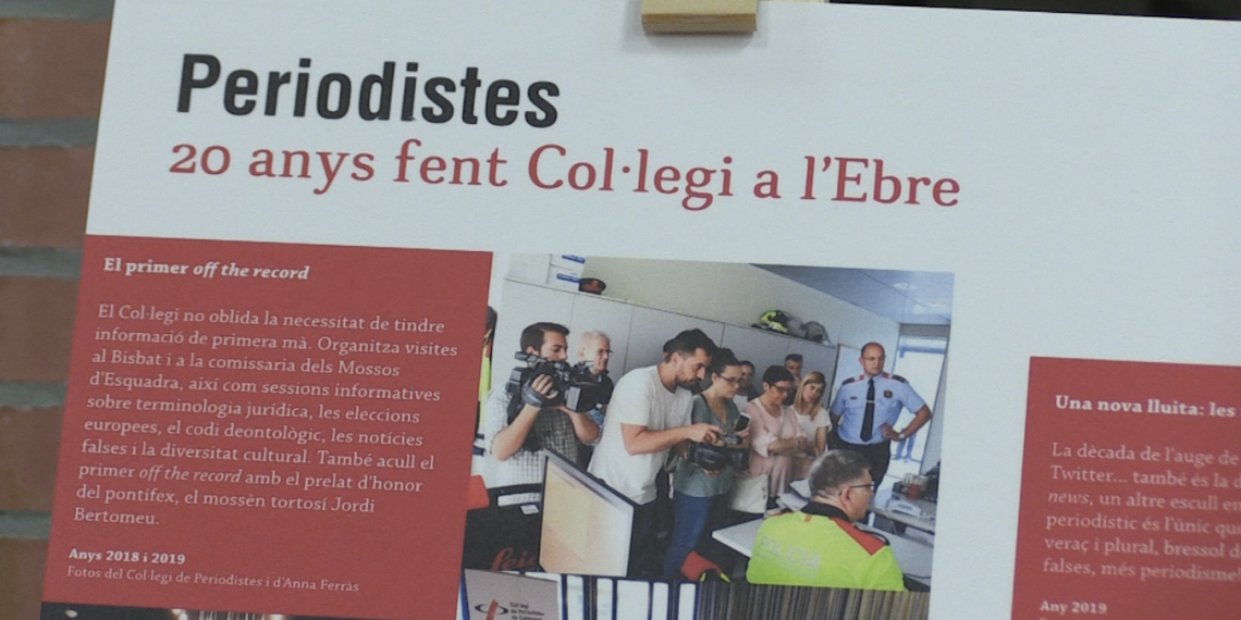 El Col·legi de Periodistes de l’Ebre celebra “20 anys fent Col·legi” al territori