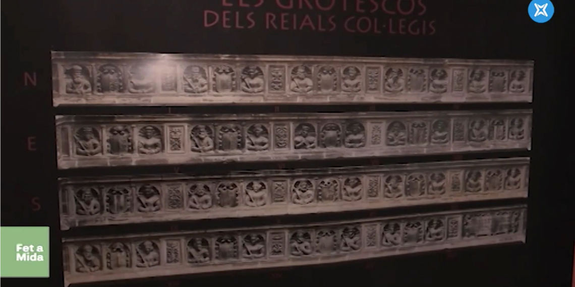 Descobrim les figures dels grotescos dels Reials Col·legis de Tortosa