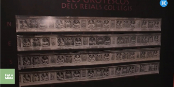 Descobrim les figures dels grotescos dels Reials Col·legis de Tortosa