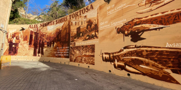 Finalitza l’obra de l’artista Roc BlackBlock a l’espai Hemingway de Tortosa