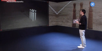 Jesús inaugura la nova pista de birles