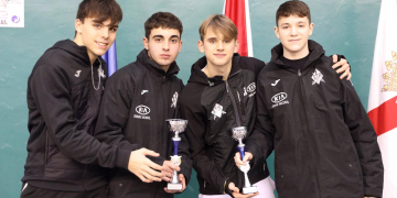 Ivan Borodín, de la Sala Esgrima Amposta, tercer al Torneig de Ranking Nacional de Logroño