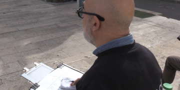 Els Urban Sketcher de l’Ebre s’instal·len al museu de la Terracota de la Galera