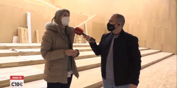 Fase final de les obres del nou auditori d’Alcanar