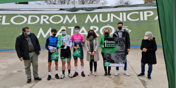 Podis ebrencs a la prova de Lliga Nacional de Pista celebrada a Mataró