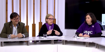 UGT, CCOO i USOC també defensen la reforma laboral pel 8-M