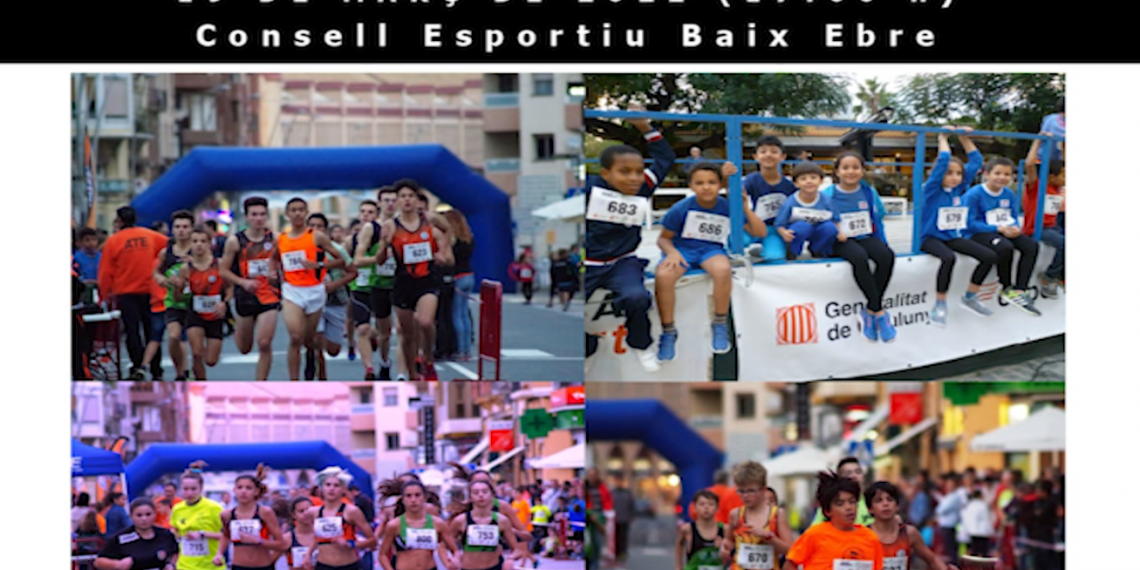 La XIX Milla Urbana de Tortosa es celebrarà en un circuit a l’Avinguda Generalitat