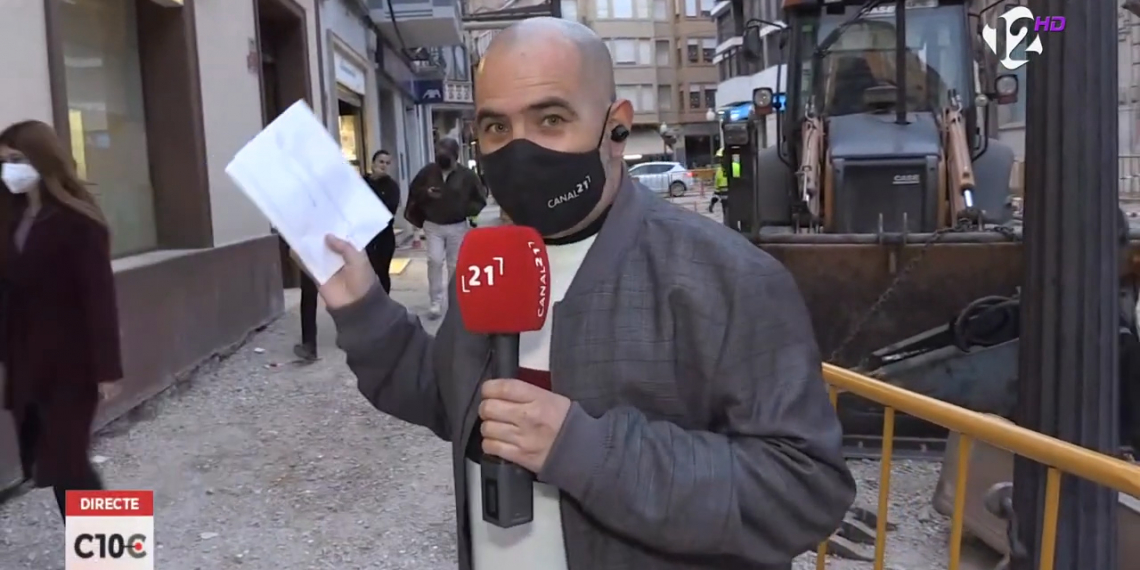 Visitem les obres de millora del carrer Cervantes de Tortosa