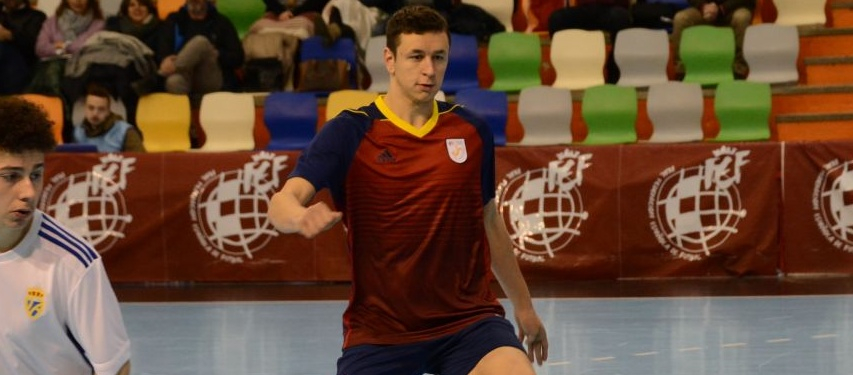 El jugador de futbol sala tivissà Carles Saladié, convocat amb Espanya sub’21