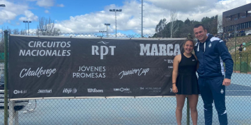 Angela Geballi, del Club Tennis Serramar, sotscampiona del torneig Race-Madrid
