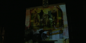 Móra d’Ebre estrena la segona edició d’Ebre Lumen, un festival de videomapping dedicat a la natura