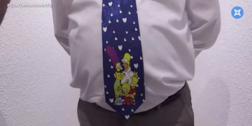 Dia Mundial dels Simpsons amb Pedro Hernández i les seves corbates