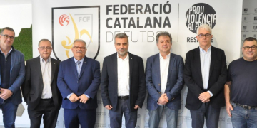 Joaquín del Pino, president de la Comissió Gestora de la Federació Catalana de Futbol